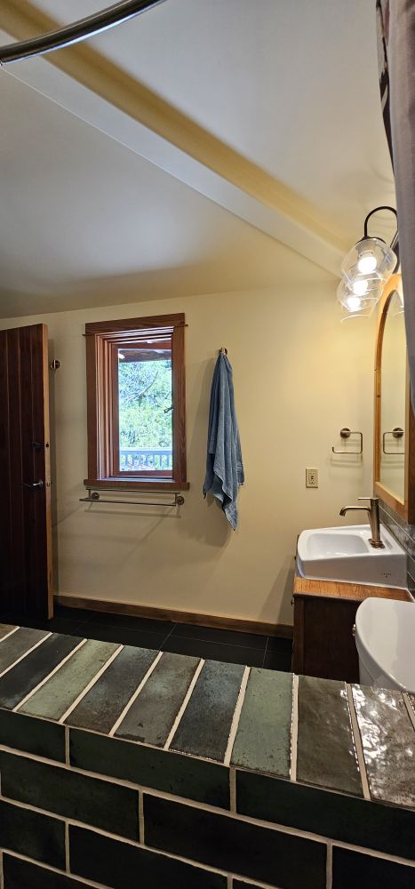 Salt Spring Island — bathroom tile work