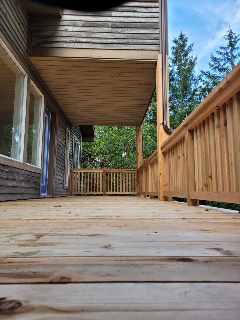 Saanich Peninsula — deck installation