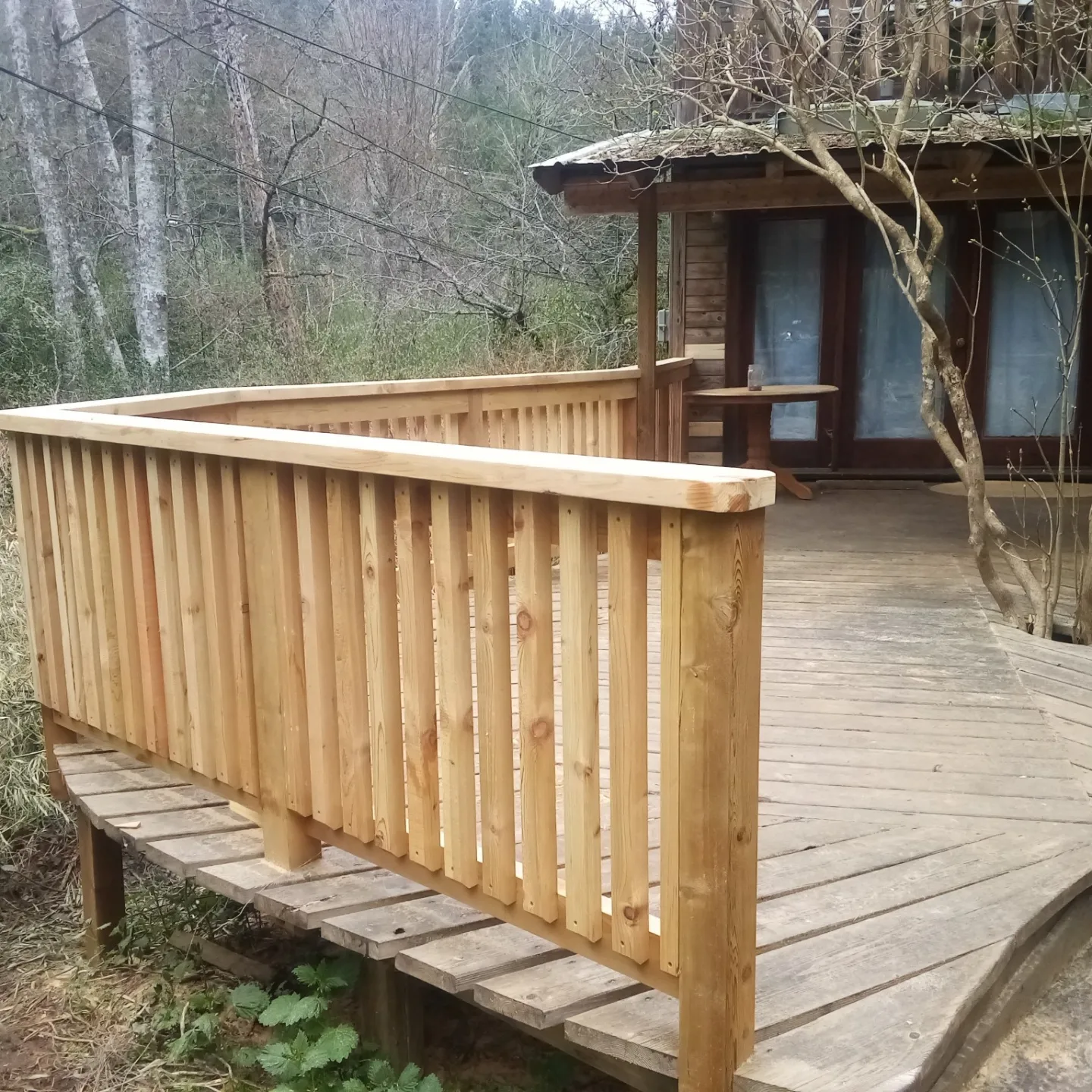 Saanich Peninsula project — new deck railing detail