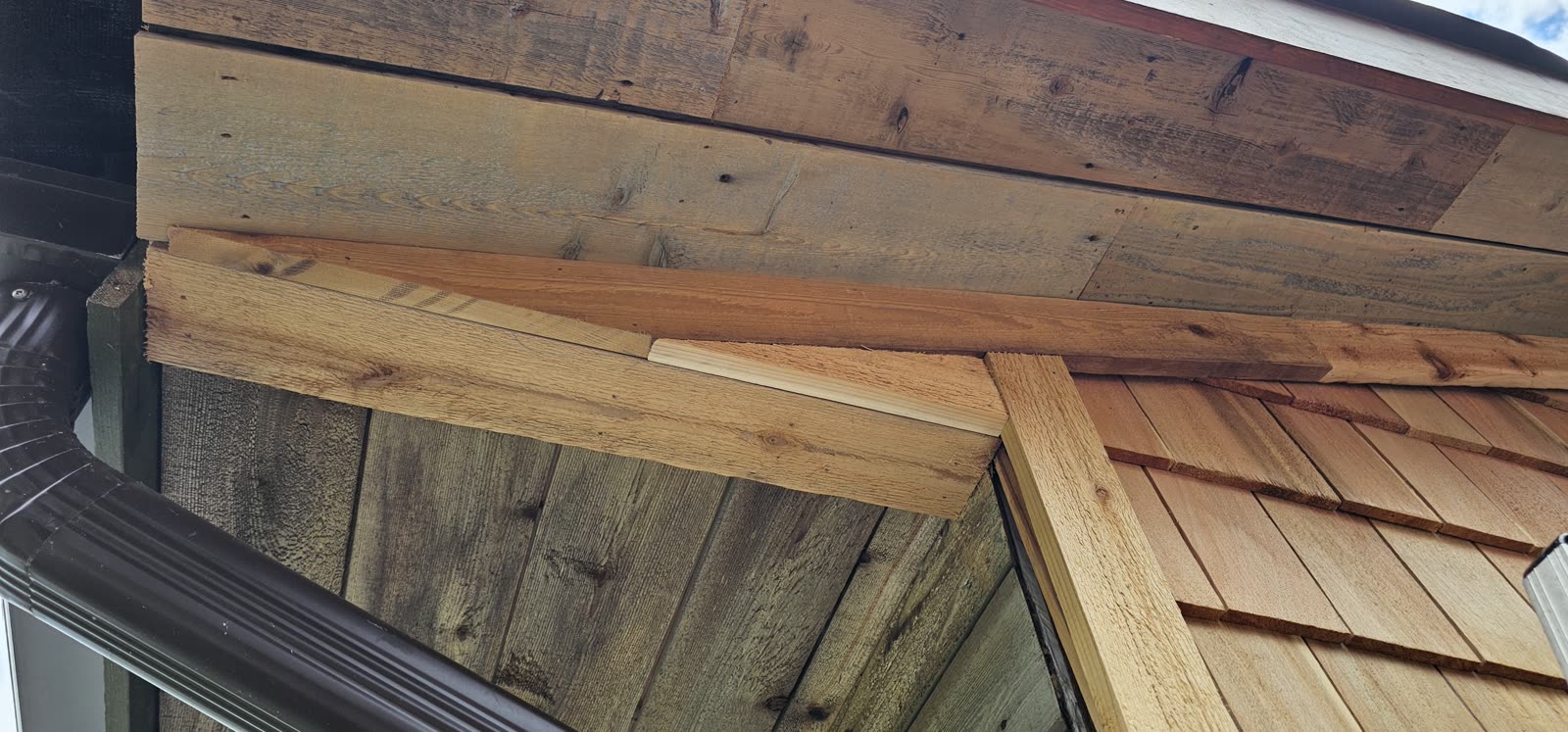 Salt Spring Island — cedar shake siding detail